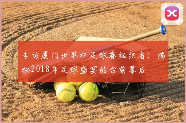 专访厦门世界杯足球赛组织者:揭秘2018年足球盛宴的台前幕后