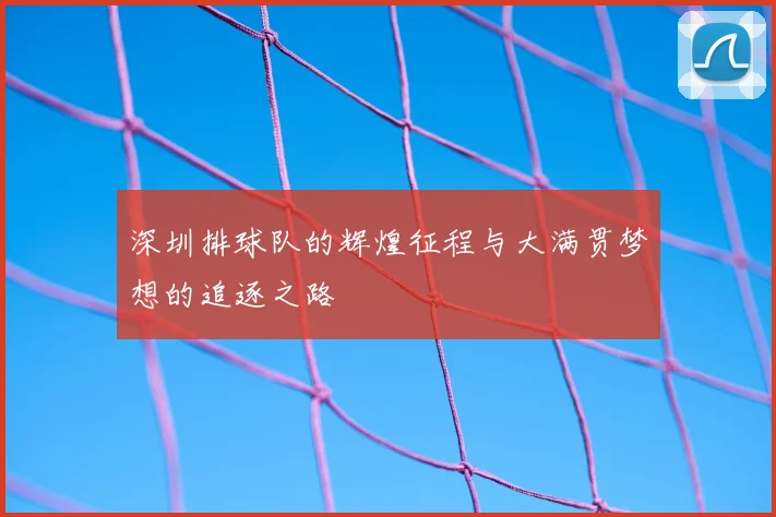 深圳排球队的辉煌征程与大满贯梦想的追逐之路